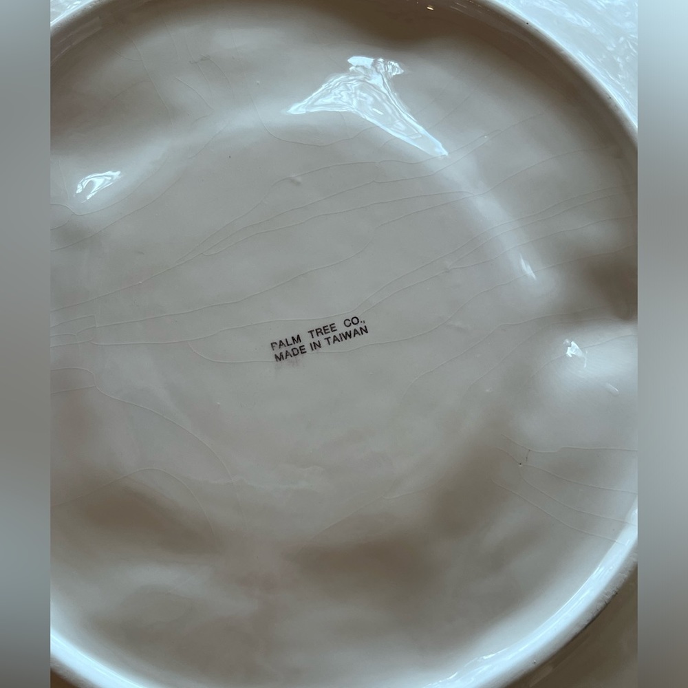 Vintage Ceramic Serving Platter by Palm Tree Co - Picture 7 of 9